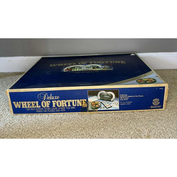 Merv Griffiin Enterprises Deluxe Wheel Of Fortune Complete Board Game - Picture 9 of 10